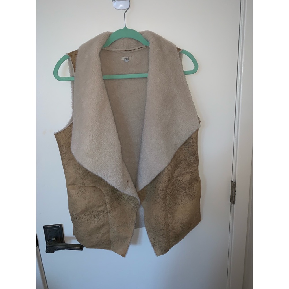 Faux Shearling Vest
